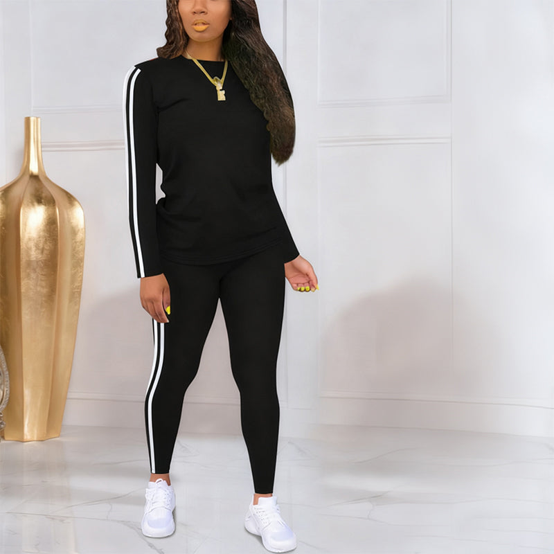 Kuschelwohl™ 2-teiliges Damen-Trainingsanzug-Set mit langen Ärmeln 🎄 Weihnachts-Sale – Komfort & Stil jetzt mit Rabatt