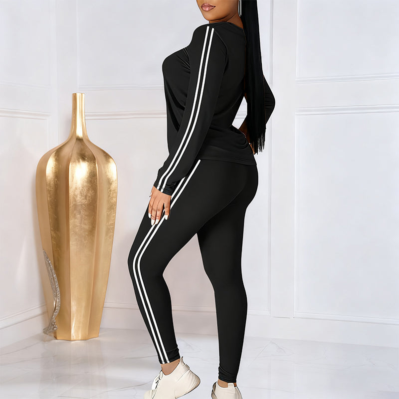 Kuschelwohl™ 2-teiliges Damen-Trainingsanzug-Set mit langen Ärmeln 🎄 Weihnachts-Sale – Komfort & Stil jetzt mit Rabatt