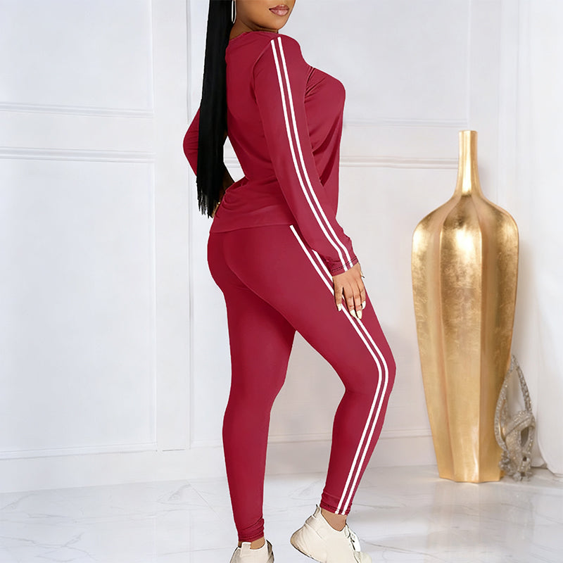 Kuschelwohl™ 2-teiliges Damen-Trainingsanzug-Set mit langen Ärmeln 🎄 Weihnachts-Sale – Komfort & Stil jetzt mit Rabatt