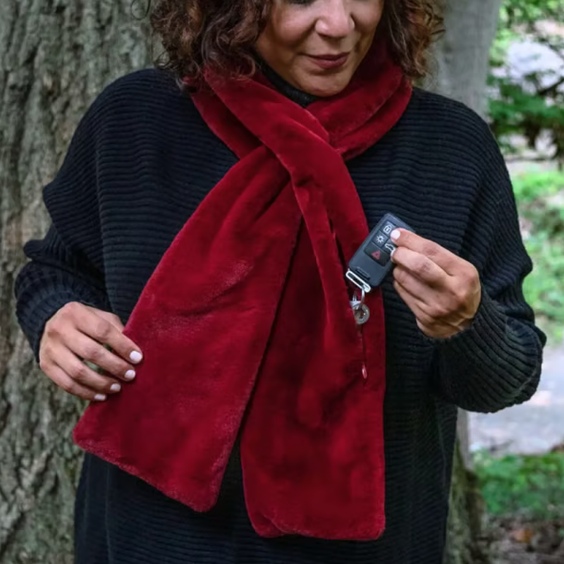 Kuschelwohl™ Kuschelschal mit Geheimtasche – Hautfreundlich, Sicher & Praktisch 🧣🎁 (Weihnachts-Sale)