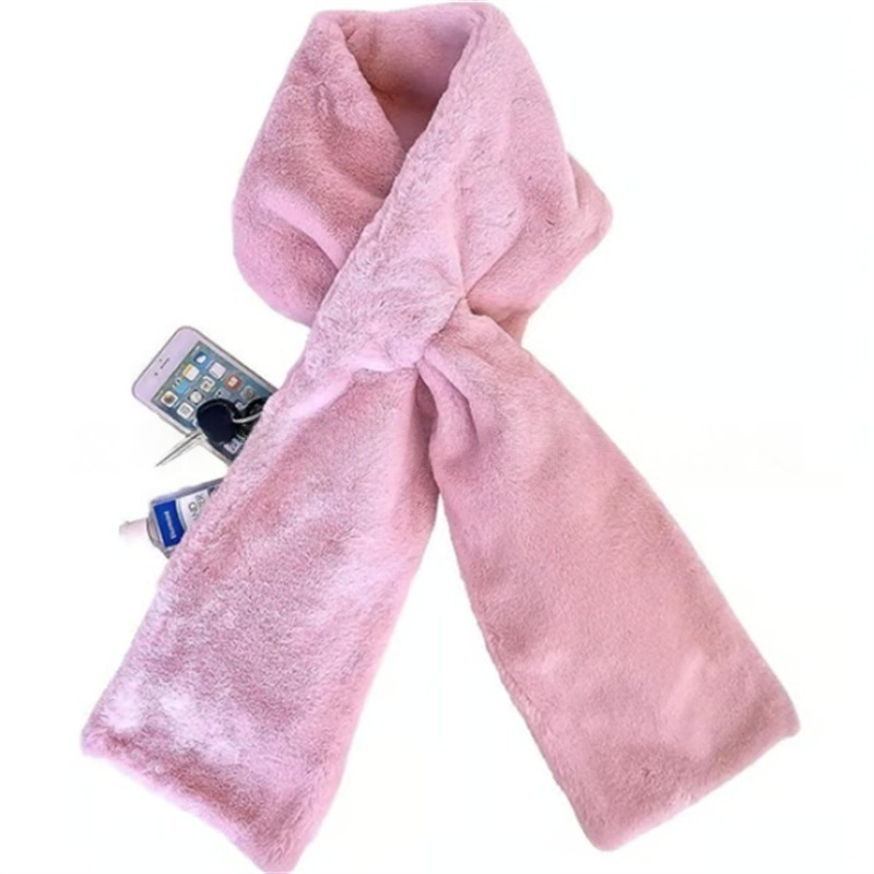 Kuschelwohl™ Kuschelschal mit Geheimtasche – Hautfreundlich, Sicher & Praktisch 🧣🎁 (Weihnachts-Sale)