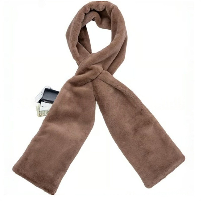 Kuschelwohl™ Kuschelschal mit Geheimtasche – Hautfreundlich, Sicher & Praktisch 🧣🎁 (Weihnachts-Sale)