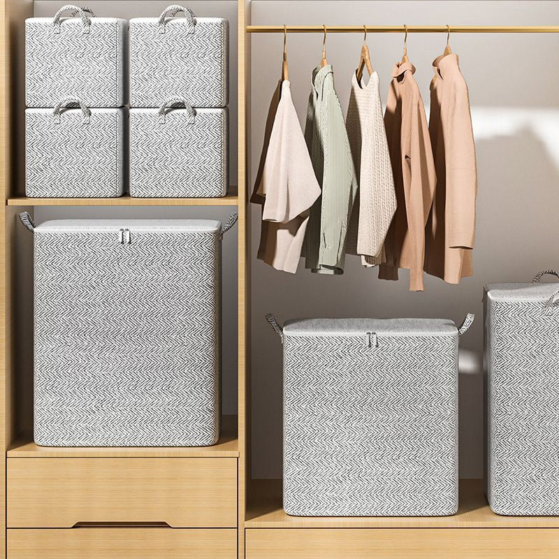 🔔NEUJAHRSANGEBOT: 50 % RABATT🔥 Extra große Aufbewahrungsbox mit Deckel – vielseitig einsetzbar für Kleidung, Decken und Bettwäsche