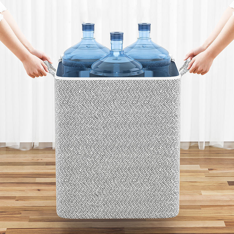 🔔NEUJAHRSANGEBOT: 50 % RABATT🔥 Extra große Aufbewahrungsbox mit Deckel – vielseitig einsetzbar für Kleidung, Decken und Bettwäsche