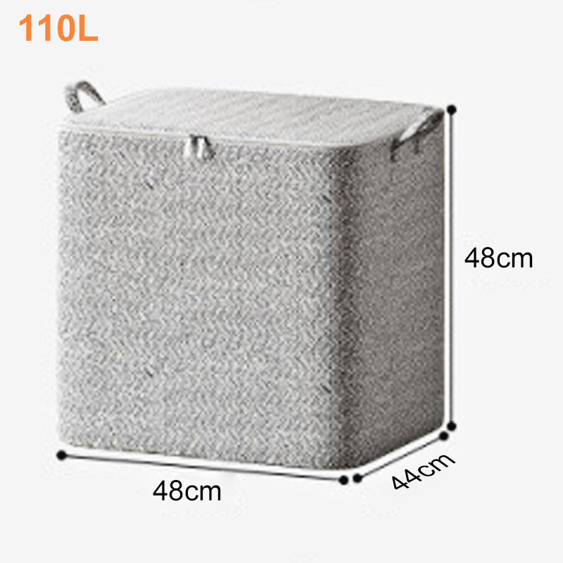 🔔NEUJAHRSANGEBOT: 50 % RABATT🔥 Extra große Aufbewahrungsbox mit Deckel – vielseitig einsetzbar für Kleidung, Decken und Bettwäsche