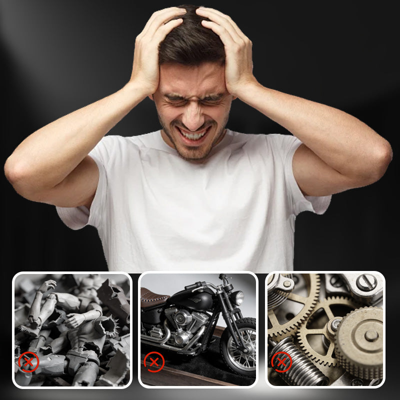 Kuschelwohl 1:12 Motorradmodell – Detailreiches Sammlerstück, Weihnachts-Special 🎄🎁