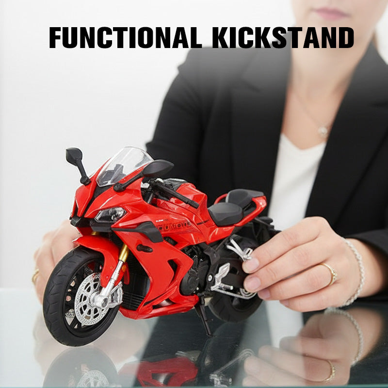 Kuschelwohl 1:12 Motorradmodell – Detailreiches Sammlerstück, Weihnachts-Special 🎄🎁