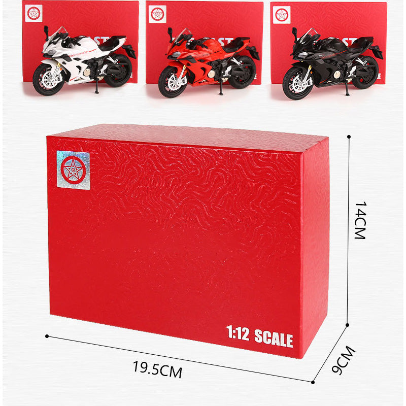 Kuschelwohl 1:12 Motorradmodell – Detailreiches Sammlerstück, Weihnachts-Special 🎄🎁