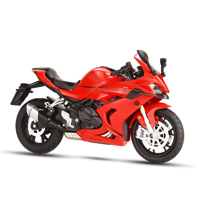 Kuschelwohl 1:12 Motorradmodell – Detailreiches Sammlerstück, Weihnachts-Special 🎄🎁