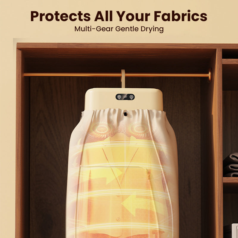 ⏳Zeitlich begrenztes Angebot: 25 Einheiten mit 67 % ⏰Rabatt Tragbarer 600-W-PTC-Heizungs-Wäschetrockner💥