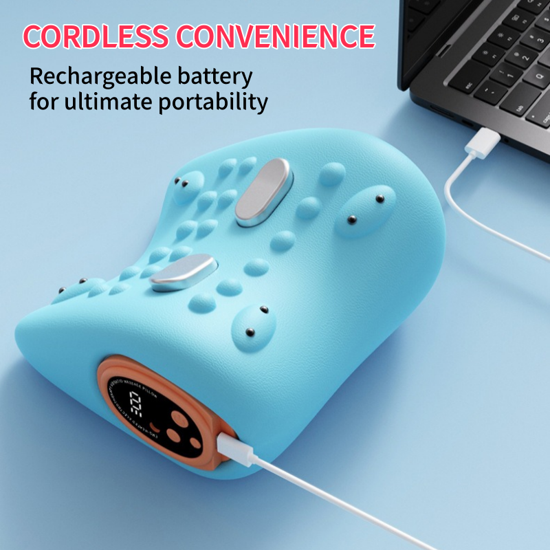 Nackenmassagekissen mit Wärmefunktion – Entspannung für Nacken & Schultern 💆‍♂️🔥