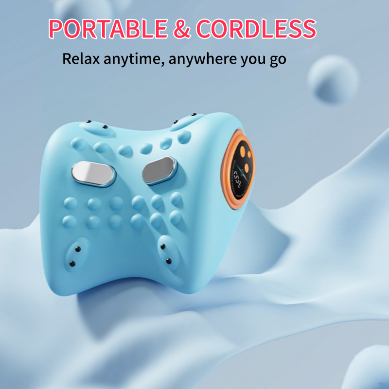 Nackenmassagekissen mit Wärmefunktion – Entspannung für Nacken & Schultern 💆‍♂️🔥