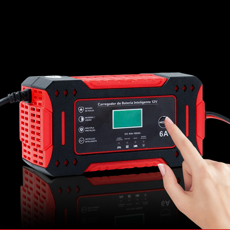 🎉 Neujahrsgeschenk – 50% RABATT!🔋Intelligenter Auto- und Motorradlader , 12V Slim Ladegerät (6A + Pulsreparatur) – Kompatibel mit Auto/Motorrad/E-Bike: Sicher & Langlebig!