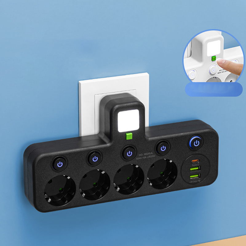 📢📢50 %  RABATT !! ⏰Intelligente Steckdosenleiste mit USB-Anschlüssen