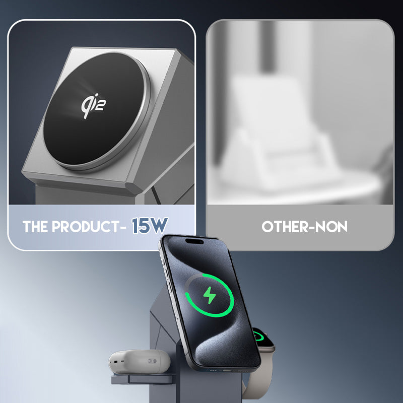 Neueste Erfindungen im Jahr 2026--3-in-1 faltbare magnetische kabellose Ladestation
