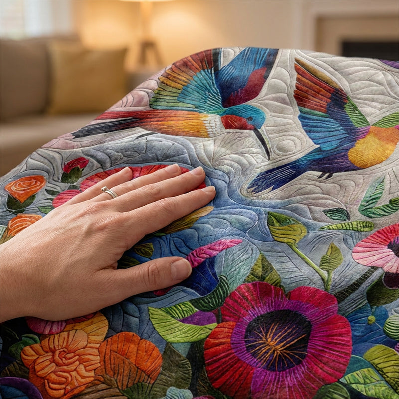 🔥2026 Neuheiten, 50 % Rabatt!🎉Kuschelige und weiche Flanelldecke mit Blumenmuster