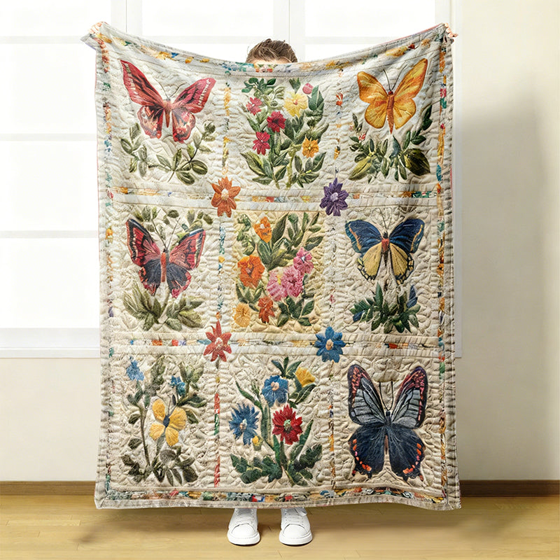 🔥2026 Neuheiten, 50 % Rabatt!🎉Kuschelige und weiche Flanelldecke mit Blumenmuster