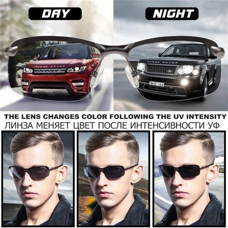 2026 Photochrome Sonnenbrille mit blendfreien polarisierten Gläsern (50 % Rabatt