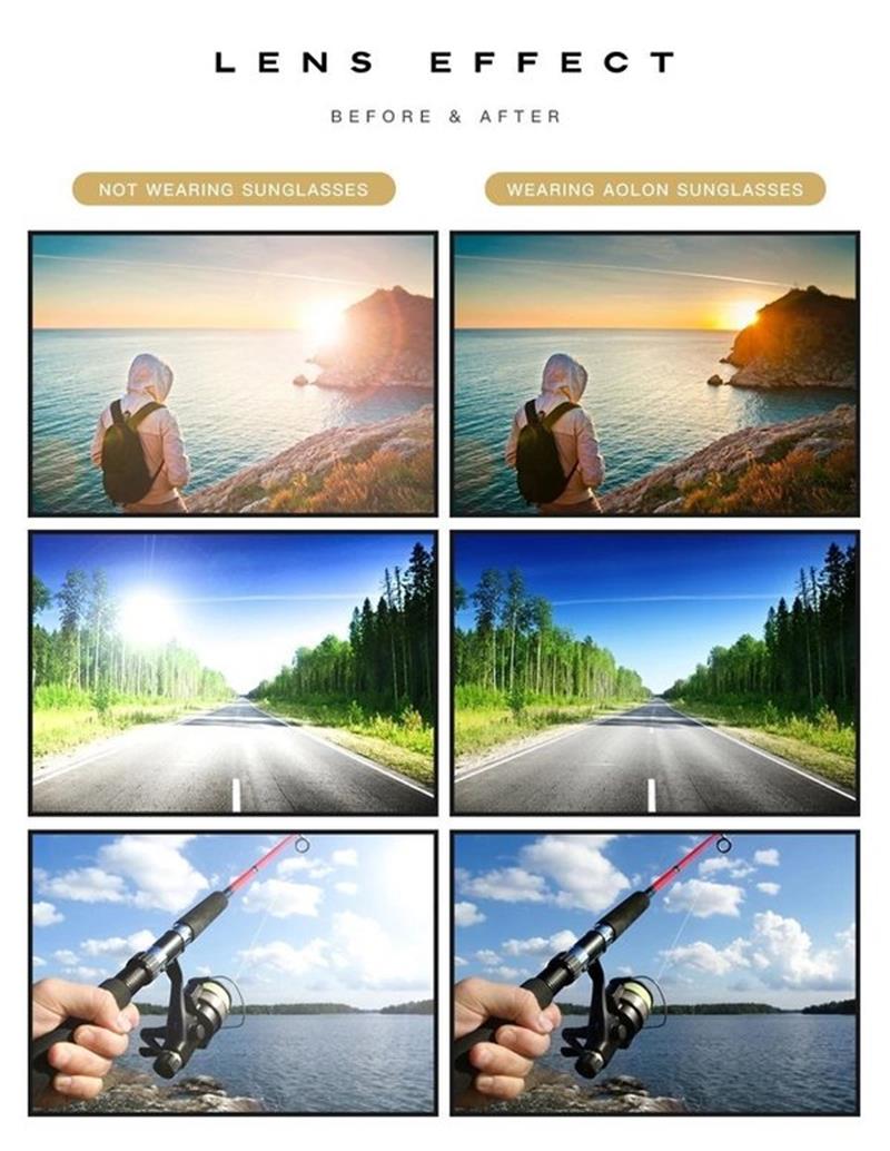 2026 Photochrome Sonnenbrille mit blendfreien polarisierten Gläsern (50 % Rabatt