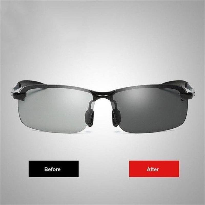 2026 Photochrome Sonnenbrille mit blendfreien polarisierten Gläsern (50 % Rabatt