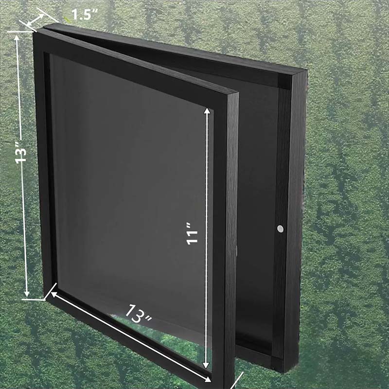 🔥 Neuware 2026: 50 % Rabatt für eine begrenzte Zeit! 🔥 Holz-Ausstellungsrahmen für Jersey mit magnetischer Tür