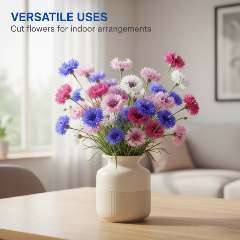 🌼 Ganzjährig blühende Kornblumensamen für die Echte 🏡✨