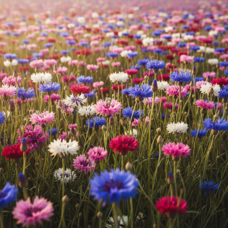 🌼 Ganzjährig blühende Kornblumensamen für die Echte 🏡✨