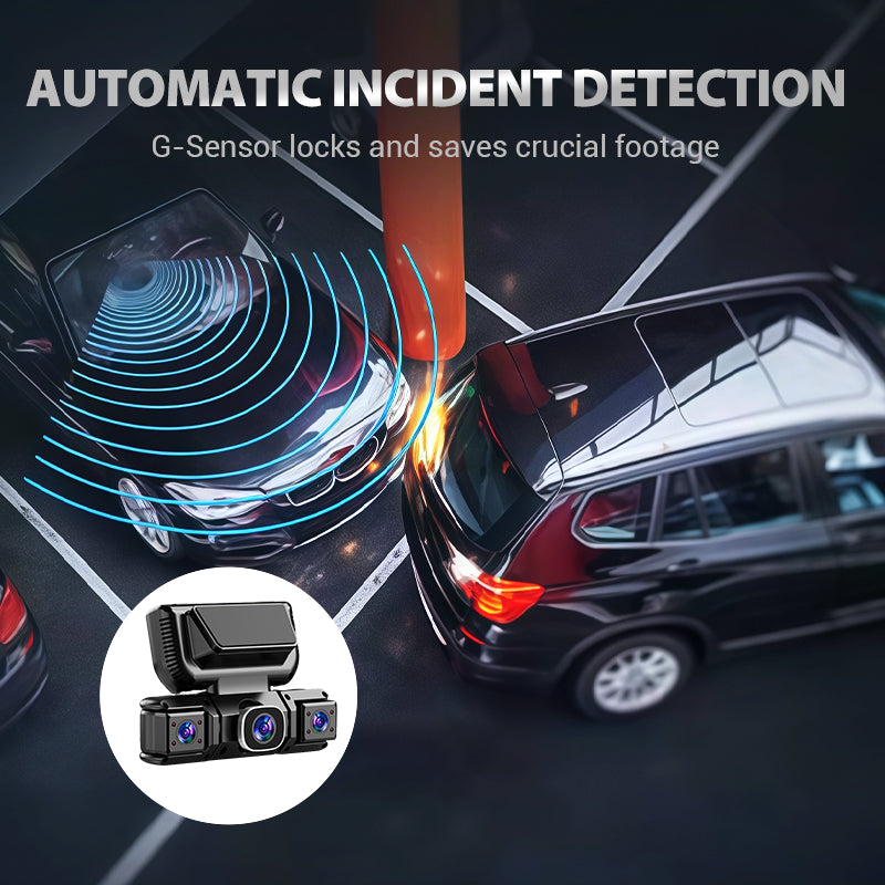 📢📢60 %  RABATT !! ⏰4-Kanal-Dashcam mit WLAN und Nachtsichtfunktion🚗💡