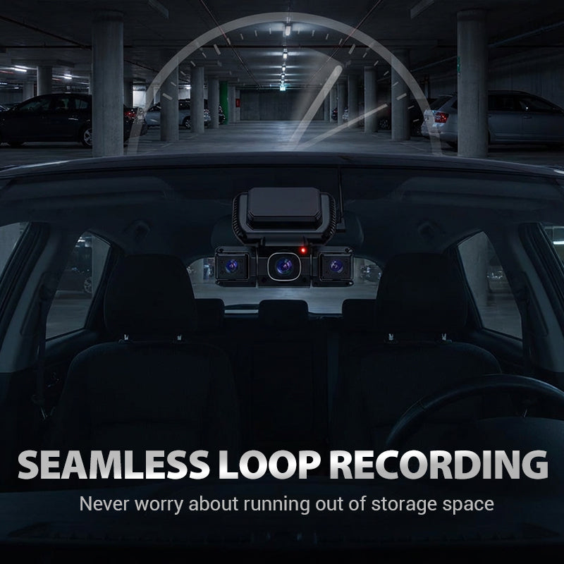 📢📢60 %  RABATT !! ⏰4-Kanal-Dashcam mit WLAN und Nachtsichtfunktion🚗💡