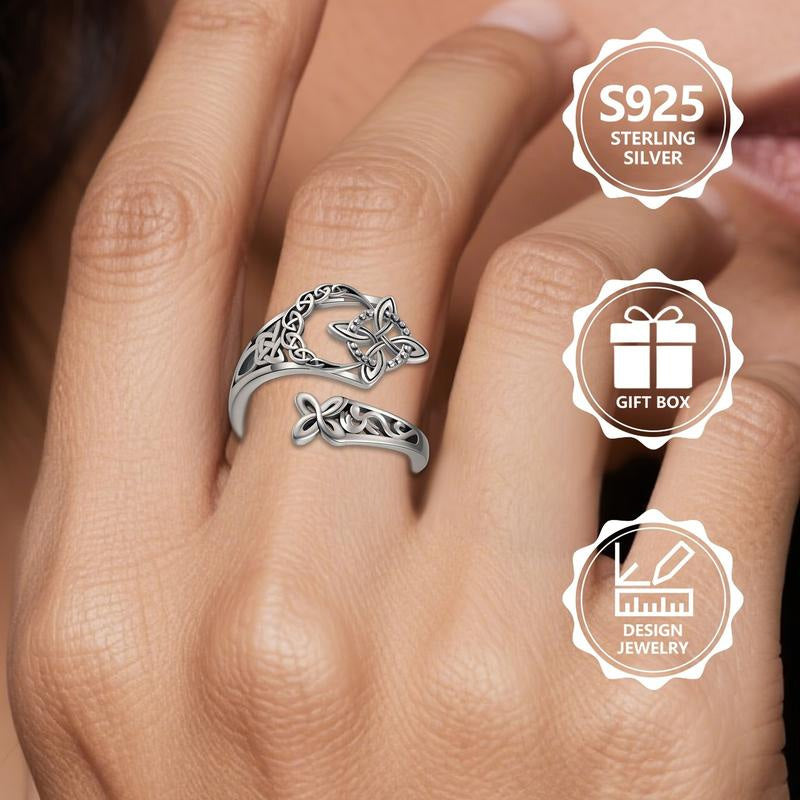 🔮 50% RABATT! ✨ Keltischer Trinitätsring – Vintage Design, Mystische Symbolik & Zeitlose Eleganz als Schmuckstück 💍