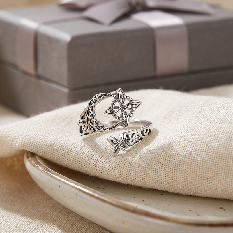 🔮 50% RABATT! ✨ Keltischer Trinitätsring – Vintage Design, Mystische Symbolik & Zeitlose Eleganz als Schmuckstück 💍
