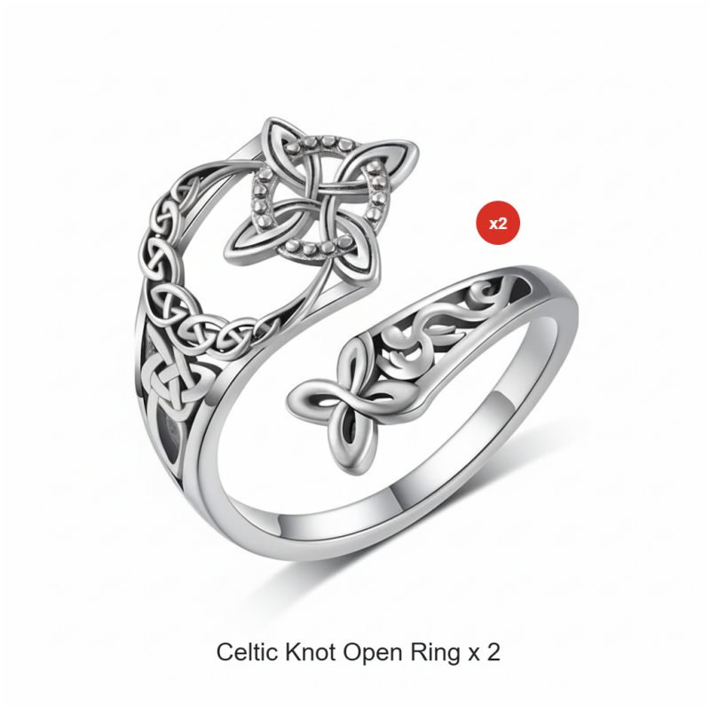 🔮 50% RABATT! ✨ Keltischer Trinitätsring – Vintage Design, Mystische Symbolik & Zeitlose Eleganz als Schmuckstück 💍