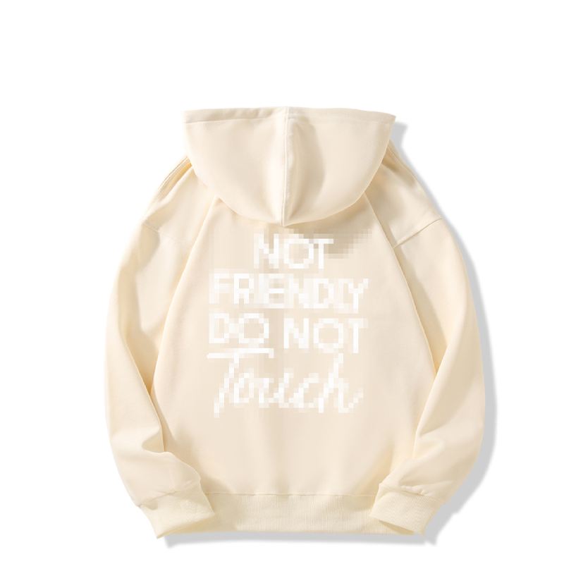 🏆NEUJAHRSANGEBOT 50% RABATT🖤 Hoodies mit dem Aufdruck "Nicht freundlich – Nicht anfassen"