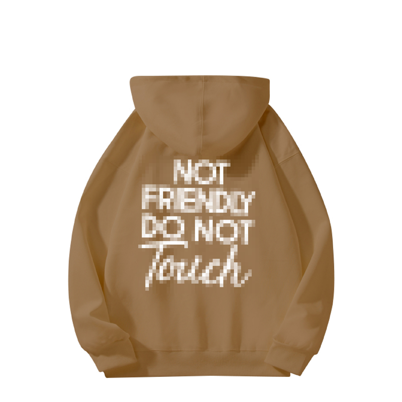 🏆NEUJAHRSANGEBOT 50% RABATT🖤 Hoodies mit dem Aufdruck "Nicht freundlich – Nicht anfassen"