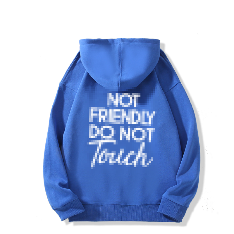 🏆NEUJAHRSANGEBOT 50% RABATT🖤 Hoodies mit dem Aufdruck "Nicht freundlich – Nicht anfassen"