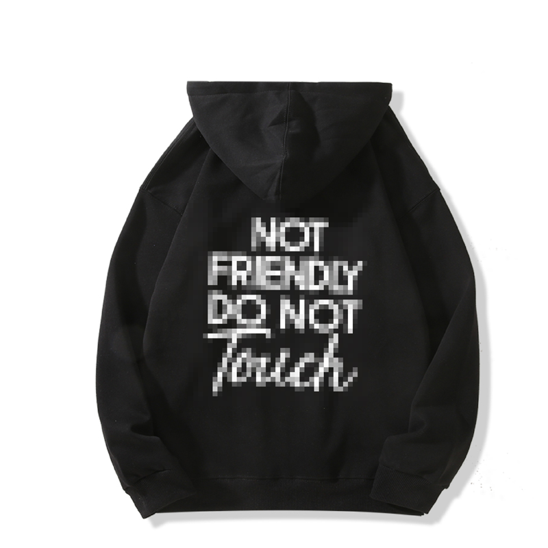 🏆NEUJAHRSANGEBOT 50% RABATT🖤 Hoodies mit dem Aufdruck "Nicht freundlich – Nicht anfassen"