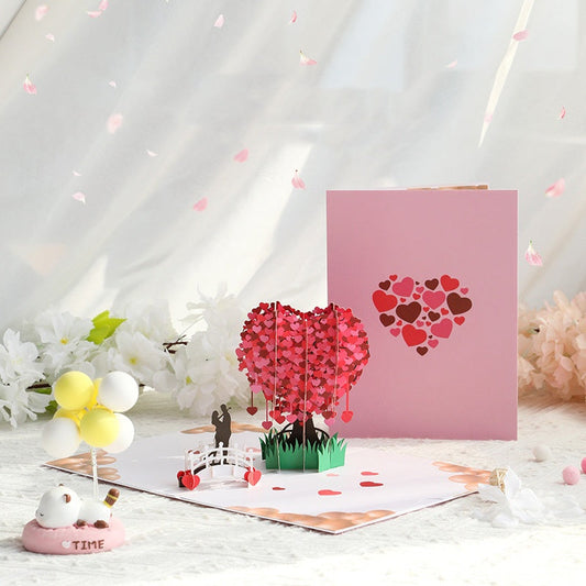 🎁Valentinstagsangebot: 60 % Rabatt💓3D-Pop-Up-Herzbaum-Grußkarte