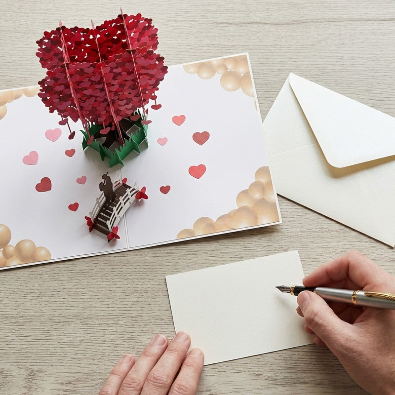 🎁Valentinstagsangebot: 60 % Rabatt💓3D-Pop-Up-Herzbaum-Grußkarte