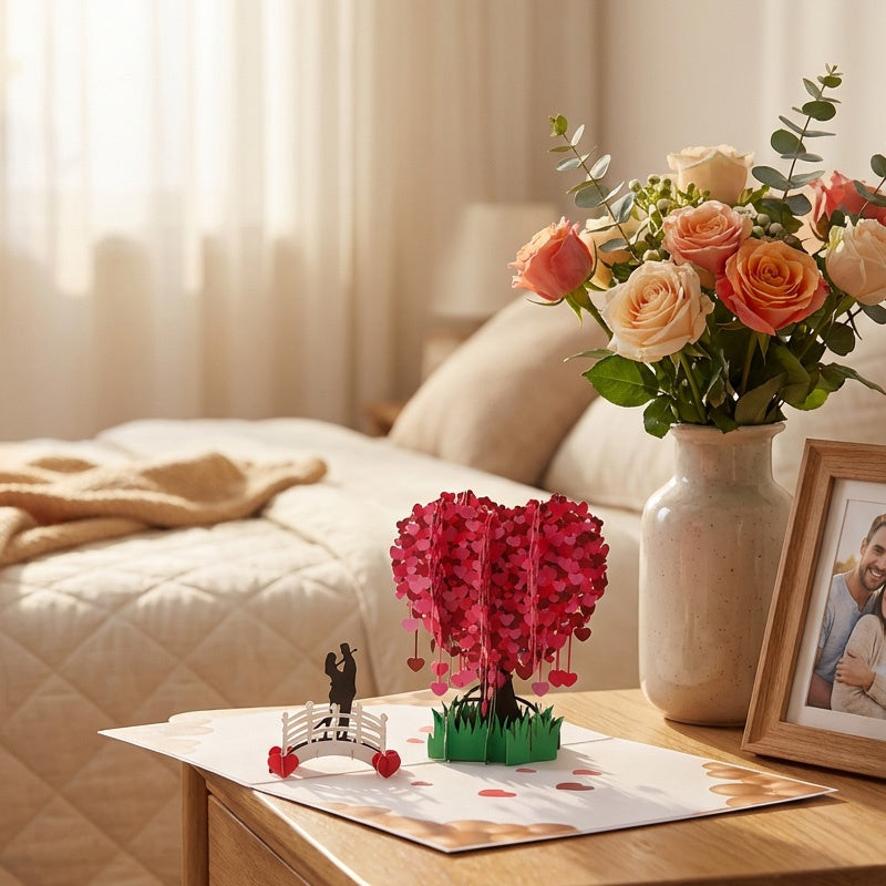 🎁Valentinstagsangebot: 60 % Rabatt💓3D-Pop-Up-Herzbaum-Grußkarte