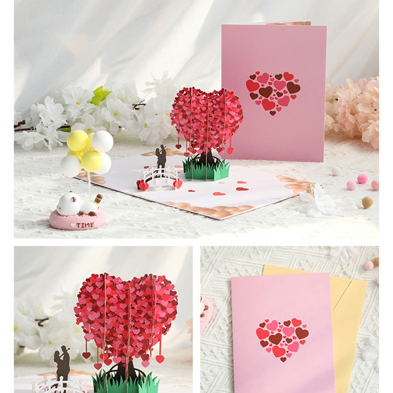 🎁Valentinstagsangebot: 60 % Rabatt💓3D-Pop-Up-Herzbaum-Grußkarte