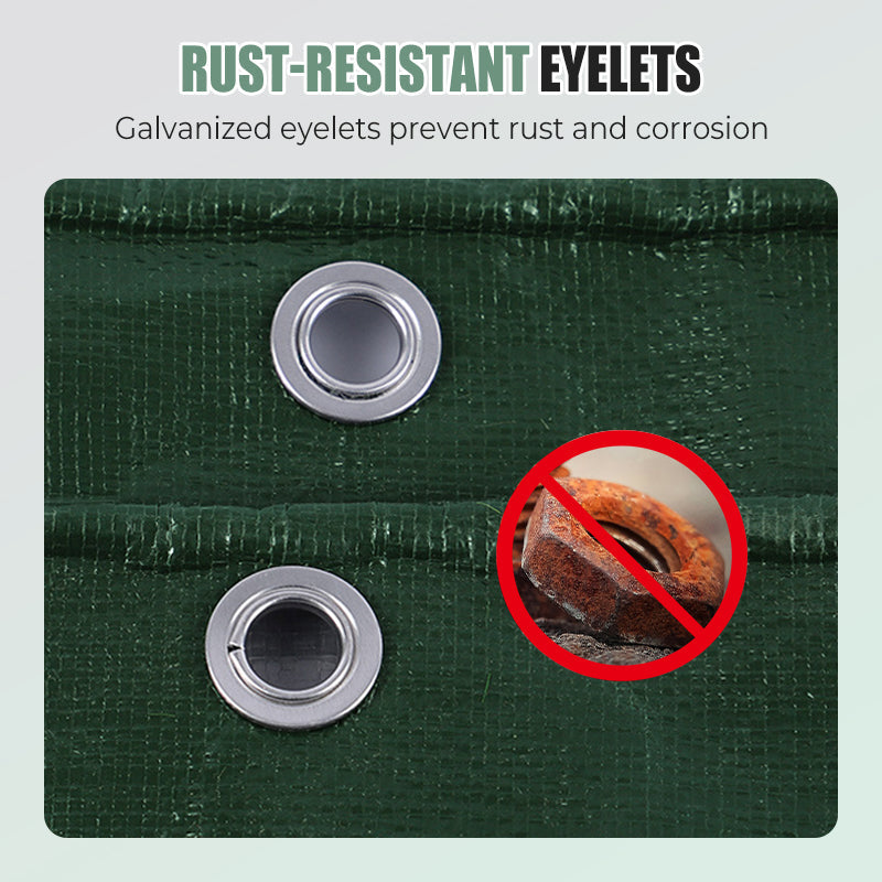 💦Wasserdichte Planenabdeckung – strapazierfähig, schimmelresistent, leicht zu reinigen