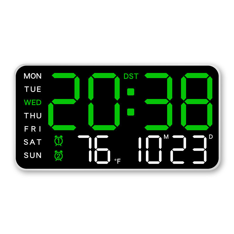 📢📢50 % RABATT !! ⏰Multifunktionale dekorative LED-Digital-Wanduhr，Die grenzenlose Digitaluhr für das moderne norwegische Zuhause