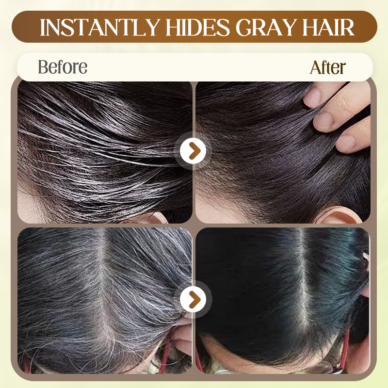 Schnellwirkender Kamm zur Abdeckung grauer Haare