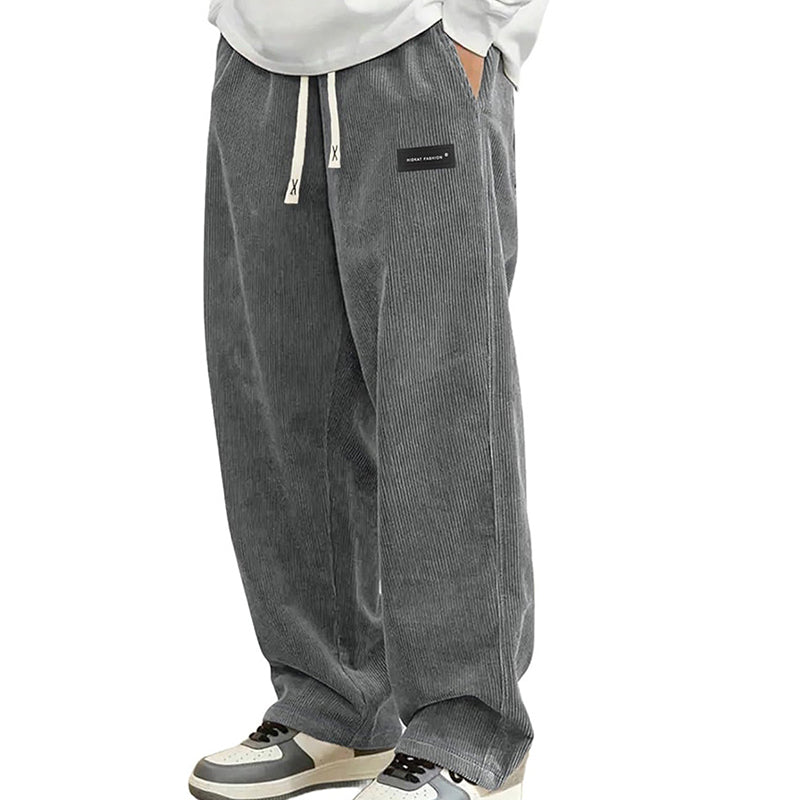 ✨🔥Herrenhose mit lockerem Schnitt, Kordelzug und Taschen