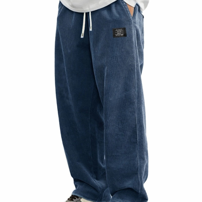 ✨🔥Herrenhose mit lockerem Schnitt, Kordelzug und Taschen