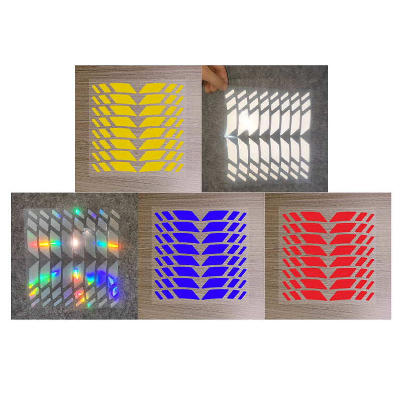 Reflektierende Felgenaufkleber für Motorräder