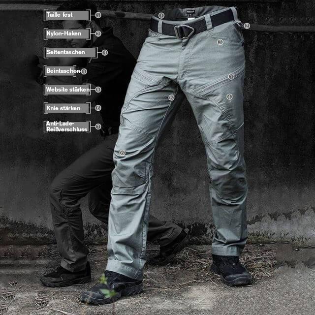 Pantalon tactique imperméable surdimensionné pour homme, idéal pour les activités de plein air (IX7/IX9) 